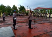 Apel Pagi, Kapolres Sinjai Pimpin Doa Bersama Untuk Korban Kecelakaan Pesawat Sriwijaya Air SJ-182