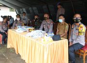 Curah Hujan Tinggi, Kapolres Takalar Cek Kesiapan Posko Siaga Bencana di Kelurahan Canrego