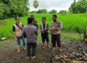Tanggung Jawab Di Wilayah, Babinsa Rajaya Bantu Mediasi Sengketa Batas Tanah
