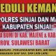 Polres Sinjai Buka Posko Bencana Gempa di Kabupaten Majene dan Mamuju