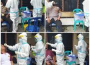 Layak Dicontoh, Puluhan Personil Polsek Mataram Ikut Swab Antigen