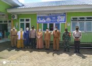 Personil Koramil 1426-06/Mapsu Kawal dan Amankan Pencanangan Vaksinasi Covid-19