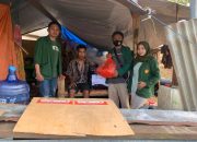 Bawa Bantuan untuk korban Gempa, Mahasiswa Fak Hukum UNSA Makassar Berjalan kaki ke Pengungsian