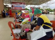 Pringati HUT Takalar Ke-61, Personel Polres Takalar Donor Darah