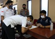 Tindak Lanjut Perintah Kapolri, Personel Polres Takalar Jalani Tes Urine