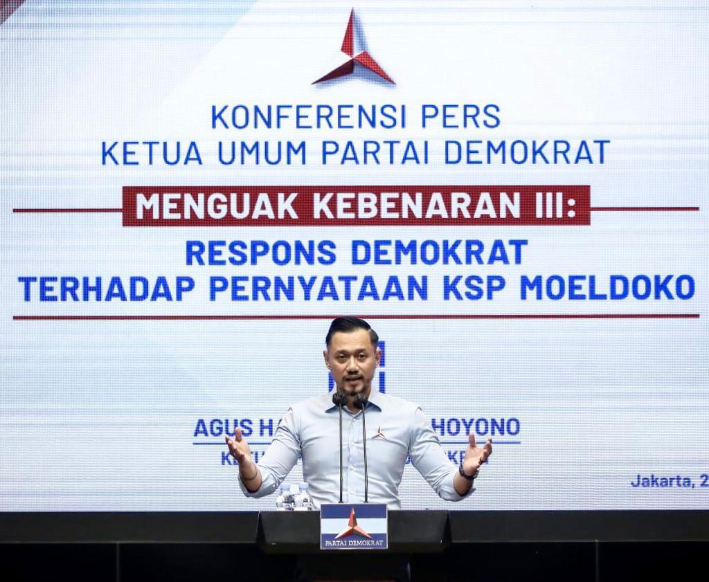 Menguak Kebenaran III, Ketua Umum Partai Demokrat Sampaikan Respon Terhadap Pernyataan KSP Moeldoko