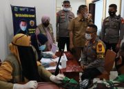Kaplores Takalar Pantau pelaksanaan Vaksin di Aula 99