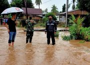Dandim 1426/Takalar Tinjau Lokasi Terdampak Banjir di Dua Kecamatan