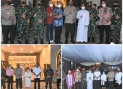 Pangdam XIII/Merdeka Bersama Gubernur dan Kapolda Sulut Tinjau Pengamanan Gereja