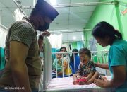 Kapolres Nias berbagi Tali Asih Kepada balita Penderita Tumor mata Di RSUD dr. M. Thomsen