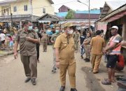 Walkot Gusit Pimpin Eksekusi Lapak PKL Dipasar Beringin