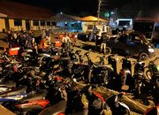 Satlantas Polres Bone Amankan Belasan Motor Pelaku Balap Liar