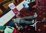 KSR PMI Polimdo suksesi aksi kemanusiaan Donor Darah