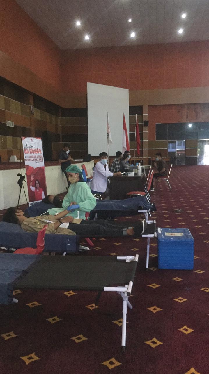 KSR PMI Polimdo suksesi aksi kemanusiaan Donor Darah