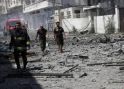 Serangan Israel menewaskan 33 orang, merobohkan bangunan di Kota Gaza