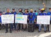 Tepatnya Hari Buruh, Ratusan Buruh di Deli Serdang serukan pembebasan Ahmadsyah (Eben)