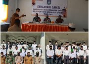 Wakapolres dan Camat Hadiri Deklarasi Damai Calon Kepala Desa se Kecamatan Kuripan