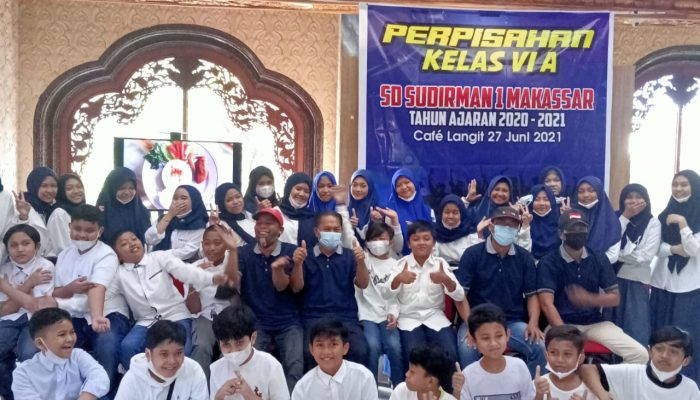 Perpisahan Kelas VI A SDN Sudirman I Berlangsung Sukacita Diantara Linangan Airmata