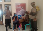 SAMBUT HUT BAYANGKARA, KAPOLSEK KERUAK SUKSESKAN VAKSINASI