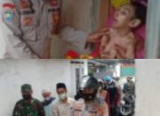 Menyambut HUT Bhayangkara ke -75, TNI Polri Salurkan Puluhan Bansos Ke Warga Kecamatan Suralaga
