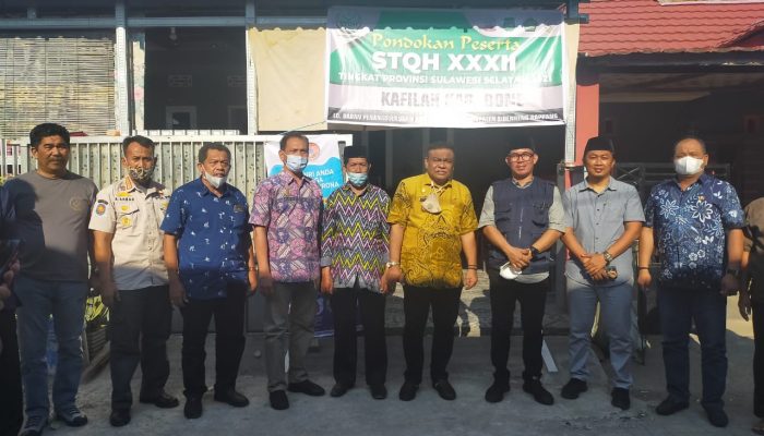 Berikan Semangat dan Motivasi, Bupati Bone Kunjungi Kafilah STQH XXXII di Sidrap