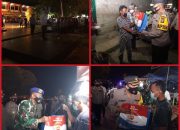 Polda Kepri dan Jajaran Gelar Patroli Malam Skala Besar dan Pembagian Bansos PPKM
