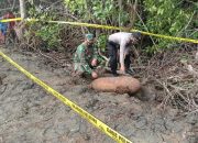Heboh, Warga Bone Temukan “BOM CRAF” dengan Berat 100kg diperkirakan peninggalan perang dunia ke II
