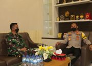 Dandim 0213/Nias Yang Baru Berkunjung Ke Polres Nias