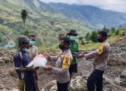 Binmas Noken dan Sahabat Tani, Bhabinkamtibmas Polres Tolikara Salurkan Bantuan Bibit dan Penyuluhan Bercocok Tanam.