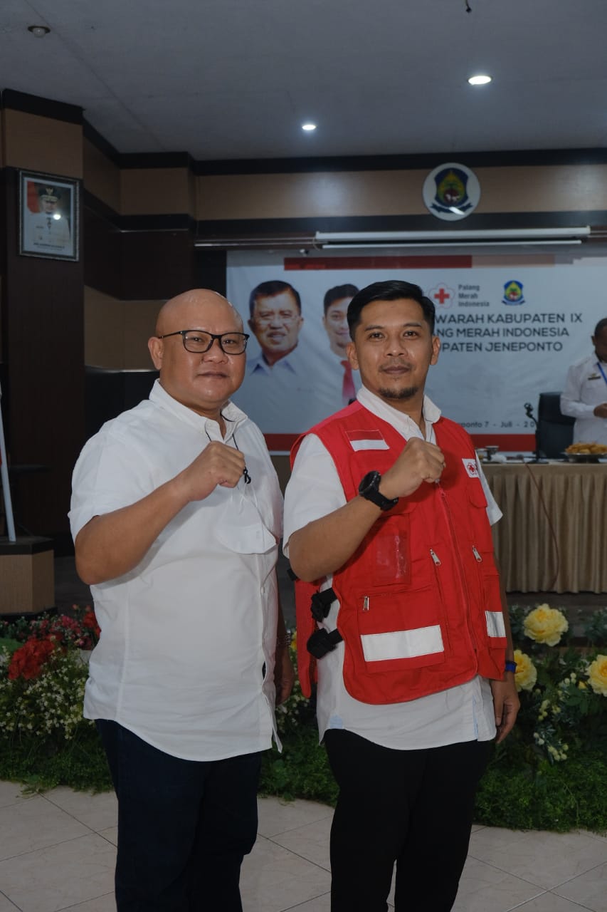 Muh.Islam Iskandar terpilih secara Aklamasi Sebagai Ketua PMI Kab.Jeneponto