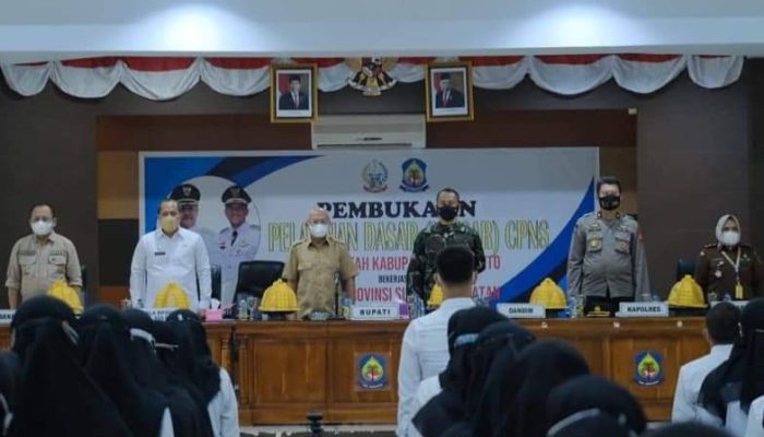 Bupati Jeneponto Buka Pelatihan Dasar CPNS