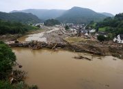 Korban tewas banjir Eropa mencapai 150 saat air surut