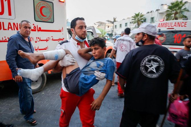 Israel menembaki warga Palestina yang memprotes di Gaza, 24 terluka