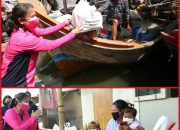 HKGB Ke-69, Ketum Bhayangkari Blusukan Bagikan Bansos ke Nelayan Muara Angke