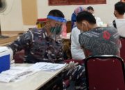 Vaksinasi Bid Humas Presisi Polda Kepri Bersama Awak Media