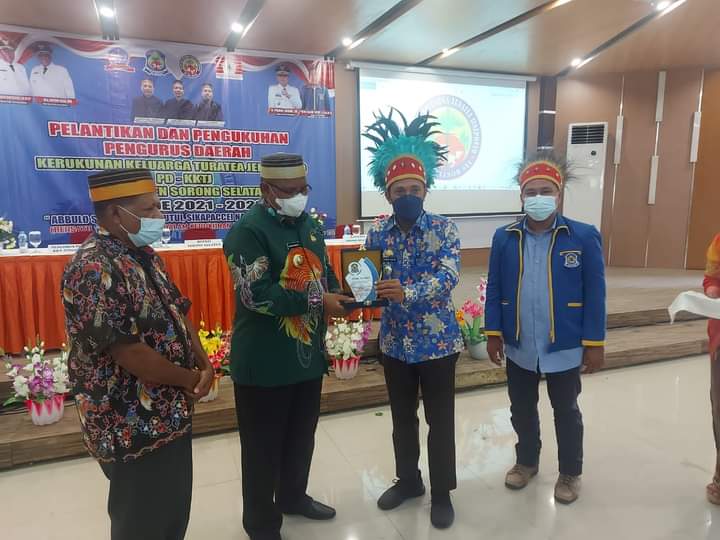 Wabup Jeneponto Hadiri Pelantikan Pengurus KKT Kabupaten Sorong Selatan
