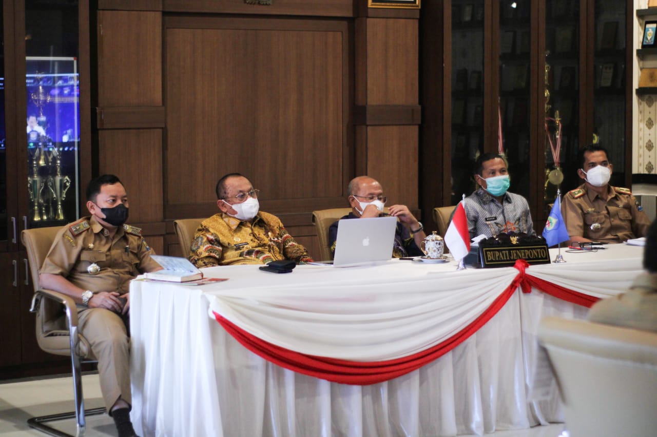 Bupati Jeneponto Hadiri Acara Sinergi Penguatan TKPD melalui MCP