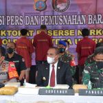 Pangdam I/BB Hadiri Pemusnahan Narkoba Senilai Rp 203 Miliar