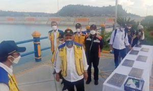 Menteri PUPR Bersama Bupati Jeneponto Tinjau Bendungan Karalloe