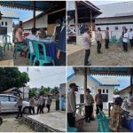 Didampingi Kapolres Buol, Kabidkeu Polda Sulteng Tinjau Sejumlah Tempat Pelaksanaan Vaksinasi