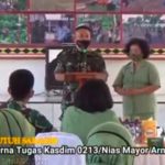 Dandim 0213/Nias Pimpin Acara Pelepasan Purna Tugas Mayor Arm Utuh Saragih