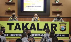 Diktuk Bintara Polri TA 2021, Ini Pesan Kapolres Takalar