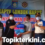 PEDULI…!!! IKAPTK Lombok Barat Serahkan Bantuan Kepada Korban Bencana Banjir