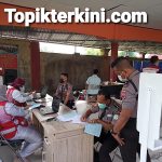 HUT Satpam Ke-41, RSUD Tripat Gerung Bersama Polres Lobar Adakan Donor Darah