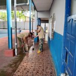 Wujud Kepedulian, Personil Kodim 1426/Takalar Bersihkan Fasilitas Umum
