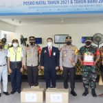 Kapolda Bali cek kesiapan Pospam dan Posyan dalam rangka pengamanan Nataru 2022.