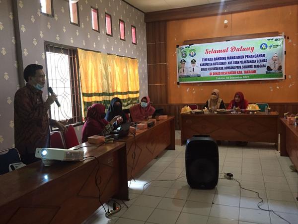 Kaji Banding, Dinkes Takalar Dikunjungi Dinkes Bombana