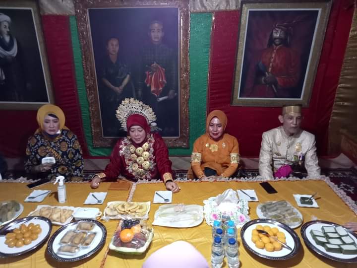 Raja Gowa Terima Kunjungan Istri KABAHARKAM POLRI di Istana Balla Lompoa Sungguminasa