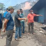 Walikota Gunungsitoli Prihatin dan turun langsung melihat kebakaran Ruko BNKP