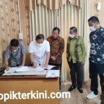 Anggaran 43.8 Milyar PT DIU Tanda Tangani Kontrak Kerja Pembangunan Kantor Bupati Lombok Utara